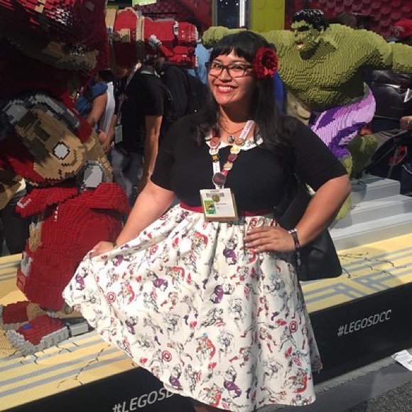 Her Universe Marvel Avengers Retro Style Skirt - Picture 3 of 3